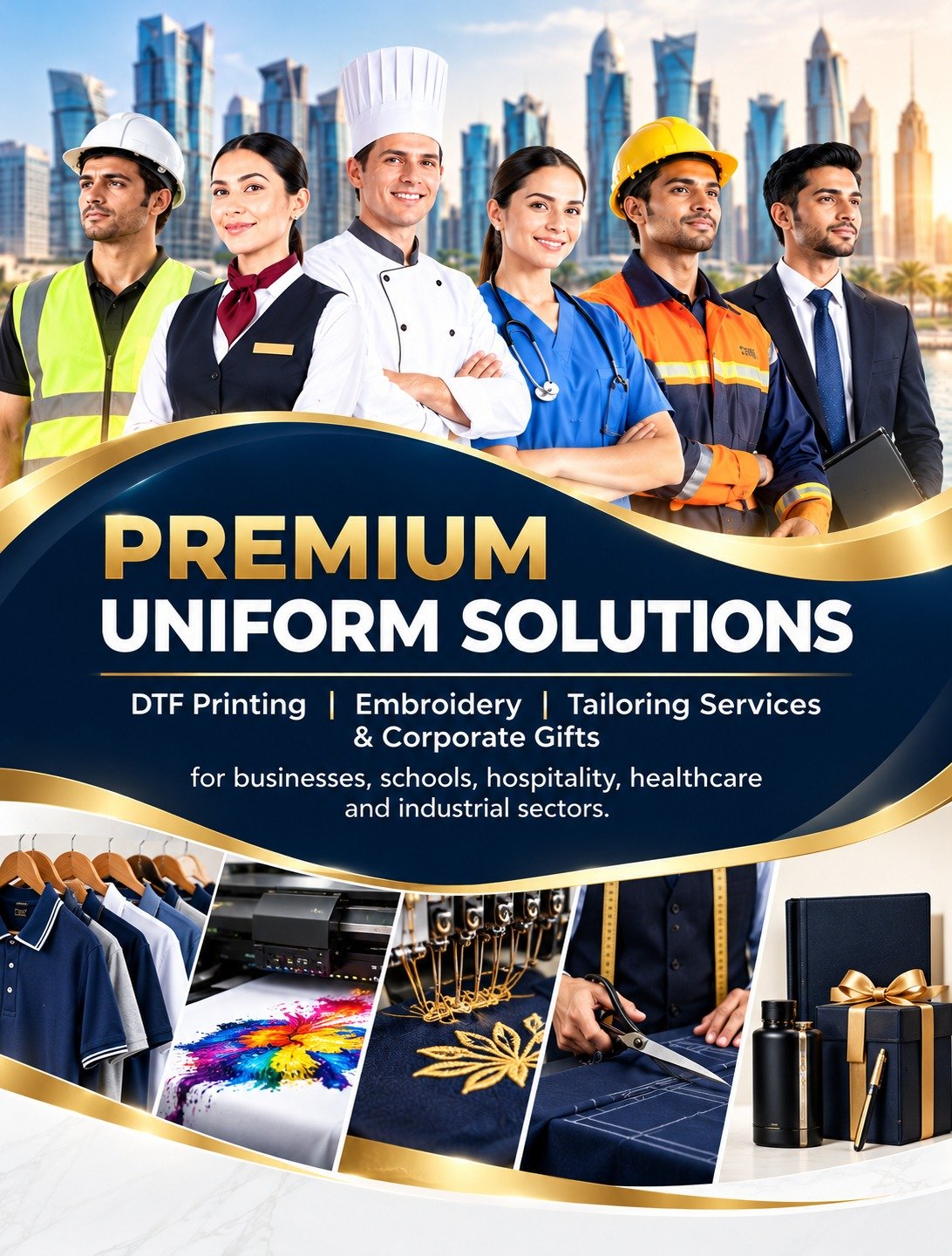 Professional team and corporate uniform solutions
